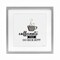 Stupell Industries Caffeinate Then Kick Butt Framed Print Under Glass, design by Seven Trees Design